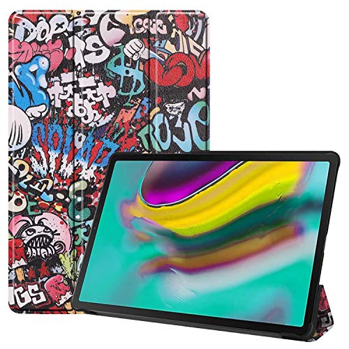 Hülle für Samsung Tab S5e 10.5 Zoll 2019, Claelech Ultra Dünn mit Standfunktion Flip Folio Leder Smart Cover Auto Wach schlafen Schutzhülle für Samsung Galaxy Tab S5e T720 T725 (CL-09) von Claelach