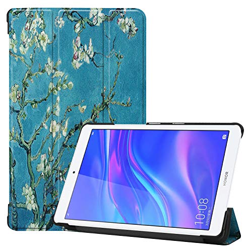 Huawei Mediapad M5 Lite 8.0 Lederhülle, Claelech Stand Schutzhülle Ultra Slim Leicht Flip Ledertasche für Huawei MediaPad T5 8.0 2019 Tablet Hülle (CL-05) von Claelech