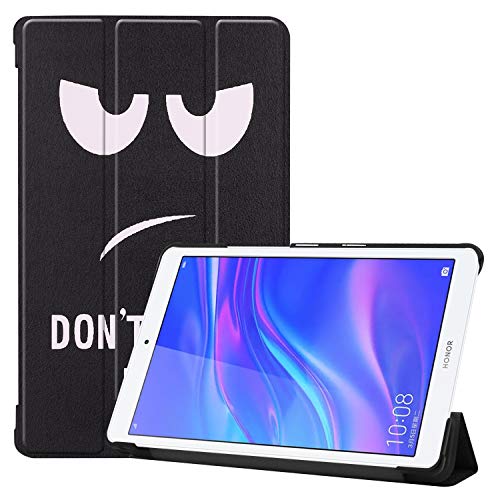 Huawei Mediapad M5 Lite 8.0 Lederhülle, Claelech Stand Schutzhülle Ultra Slim Leicht Flip Ledertasche für Huawei MediaPad T5 8.0 2019 Tablet Hülle (CL-07) von Claelech