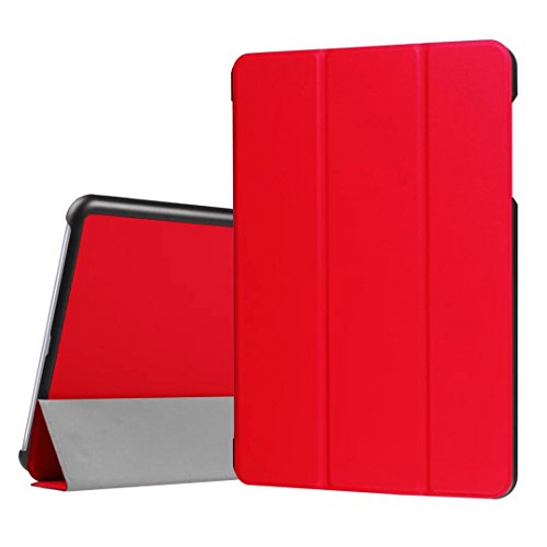 Ultra Slim Tablet Case für ASUS zenpad Z10 zt500kl mit Ständer, claelech Schutzhülle mit Standfunktion für ASUS Z10 zt500kl rot von Claelech