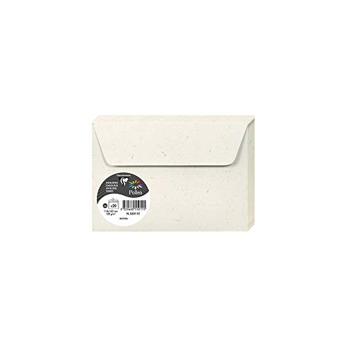 Clairefontaine 55011C - Packung mit 20 Umschlägen Pollen, selbstklebend, 11,4x16,2 cm, recycling Papier, 120g, Natura, 1 Pack Clairefontaine 55011C - Packung mit 20 Umschlägen Pollen, selbstklebend, 11,4x16,2 cm, recycling Papier, 120g, Natura, 1 Pack von Clairefontaine