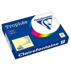 Clairefontaine Kopierpapier Trophée gelb DIN A4 160 qm 250 Blatt von Clairefontaine