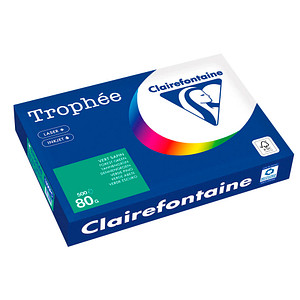 Clairefontaine Kopierpapier Trophée tannengrün DIN A3 80 qm 500 Blatt von Clairefontaine