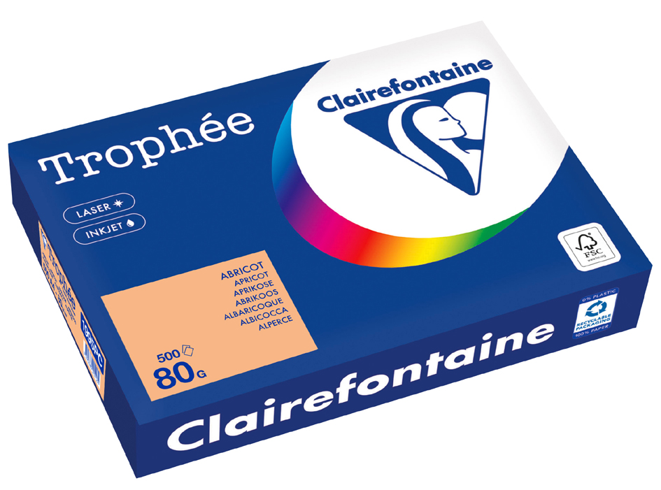 Clairefontaine Multifunktionspapier Trophée, A4, eosin von Clairefontaine