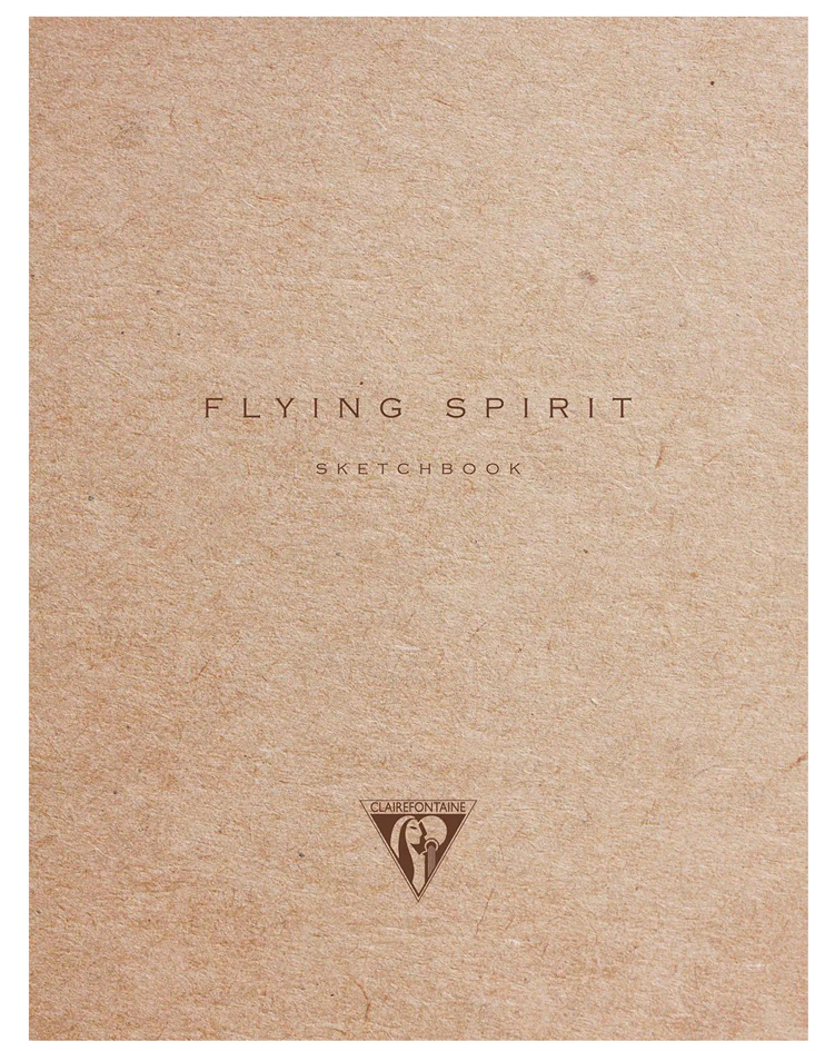 Clairefontaine Skizzenheft FLYING SPIRIT, DIN A5 von Clairefontaine