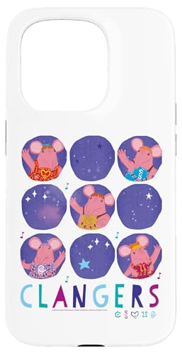 Clangers Family Winkend Retro Hülle für iPhone 15 Pro von Clangers