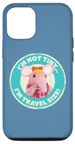 Clangers Tiny Clanger Ich bin nicht winzig, ich bin Reisegröße! Retro Hülle für iPhone 12/12 Pro von Clangers