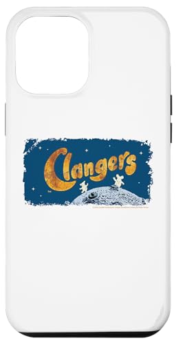 Klassisches Textlogo mit Aufschrift „Clangers On The Moon“ im Retro-Look Hülle für iPhone 12 Pro Max von Clangers