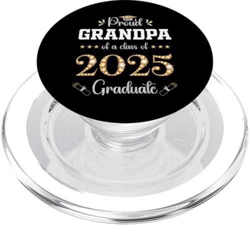 Stolzer Opa einer Klasse von 2025 Graduate Graduation PopSockets PopGrip für MagSafe von Class of 2025 Graduation Party Family Matching