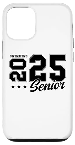 Hülle für iPhone 12/12 Pro Schwimmen Senior Nacht Schwimmen Senior 2025 Graduation 55 von Class of 2025 Graduation Shirts