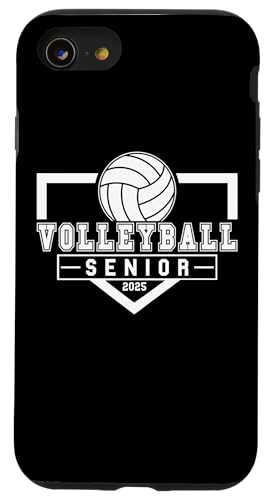 Hülle für iPhone SE (2020) / 7 / 8 Volleyball Seniorenabend Volleyball Senior 2025 Abschlussfeier 3 von Class of 2025 Graduation Shirts