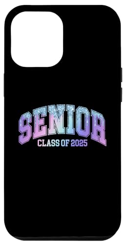 Hülle für iPhone 12 Pro Max Klasse von 2025 Senioren Varsity Graduation Blau Lila Ombre von Class of 2025 Graduation Tees NYC