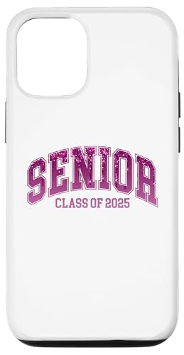 Hülle für iPhone 14 Class of 2025 Senioren Varsity Graduation Girls Fuchsia Pink von Class of 2025 Graduation Tees NYC