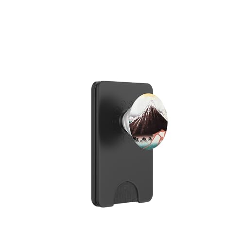 Japanische klassische Kunst Gewitter Unter dem Gipfel Kunst PopSockets PopWallet für MagSafe von Classic Art Paint Top Design Color