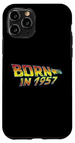 Hülle für iPhone 11 Pro Classic Born in 1957 Distressed Birthday Ausgabe 1957 von Classic Back to Birthday Original Vintage Retro