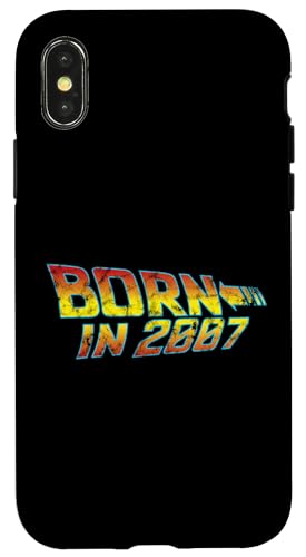 Hülle für iPhone X/XS Classic Born in 2007 Distressed Birthday Ausgabe 2007 von Classic Back to Birthday Original Vintage Retro