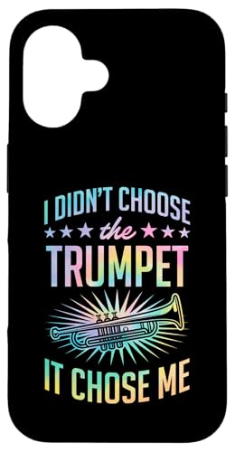 Hülle für iPhone 16 I Didn't Choose The Trompet It Chose Me von Classic Band Class Trumpet Merch With Retro Style