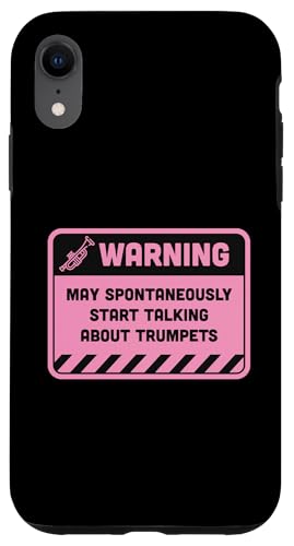 Hülle für iPhone XR Warning May Spontan Start Talking About Trompets von Classic Band Class Trumpet Merch With Retro Style