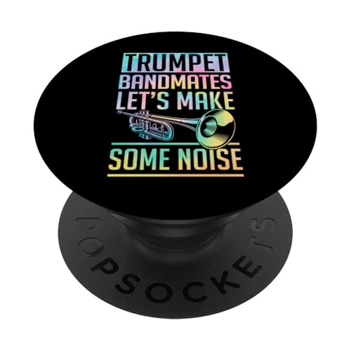 Trompete Bandmates Let's Make Some Noise PopSockets Klebender PopGrip von Classic Band Class Trumpet Merch With Retro Style