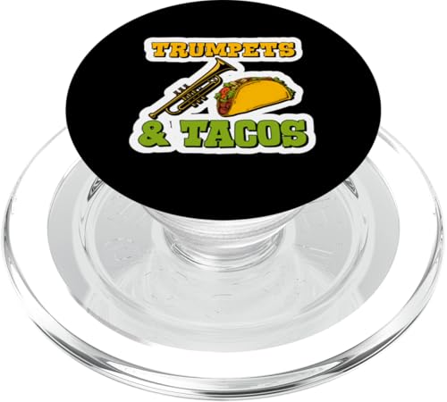 Trompeten und Tacos PopSockets PopGrip für MagSafe von Classic Band Class Trumpet Merch With Retro Style