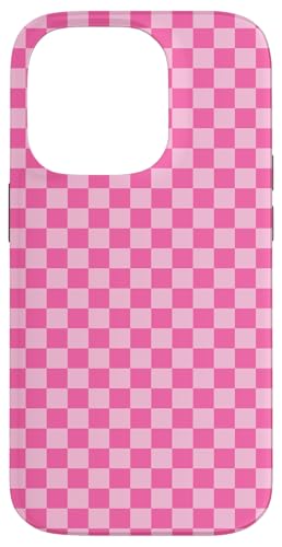 Kariertes adrettes Schachbrett, ästhetisches rosa kariertes Mädchen Hülle für iPhone 14 Pro von Classic Checkerboard