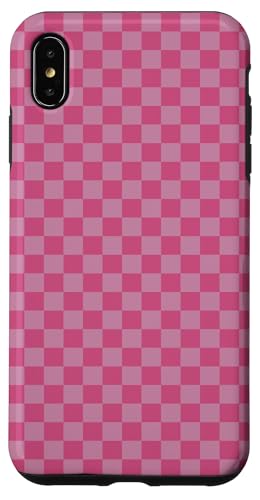 Rosa kariertes adrettes Schachbrett, ästhetisches Mädchen-Karo Hülle für iPhone XS Max von Classic Checkerboard