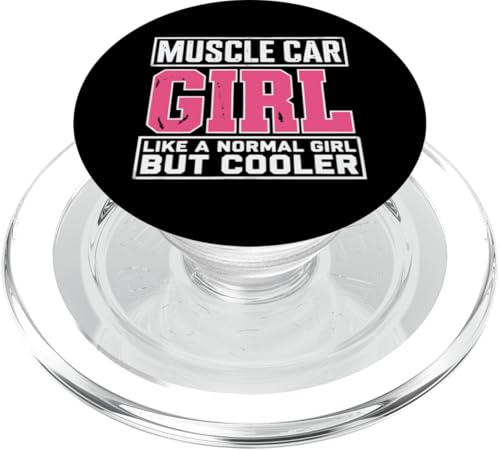 Classic Muscle Car Enthusiast Oldtimer Lover Car Girl PopSockets PopGrip für MagSafe von Classic Muscle Car Enthusiast Vintage Car