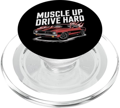 Klassischer Musclecar-Enthusiast, Oldtimer-Liebhaber Carguy PopSockets PopGrip für MagSafe von Classic Muscle Car Enthusiast Vintage Car