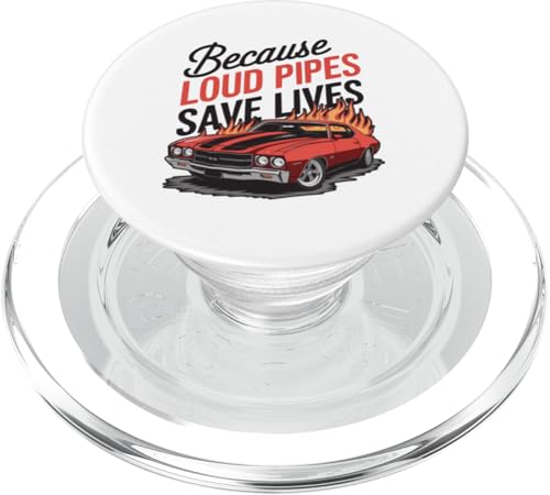 Klassischer Musclecar-Enthusiast, Oldtimer-Liebhaber Carguy PopSockets PopGrip für MagSafe von Classic Muscle Car Enthusiast Vintage Car