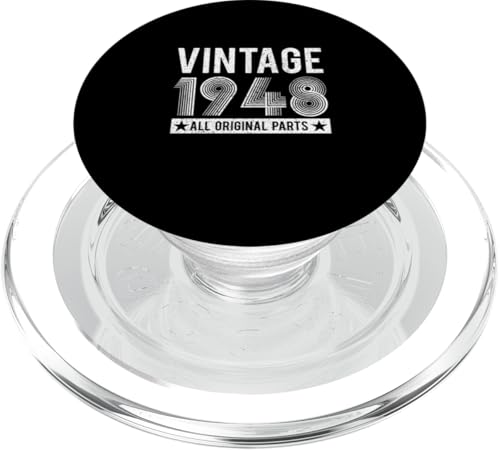 Vintage 1948 Alle Originalteile Classic Year PopSockets PopGrip für MagSafe von Classic Retro Vintage Birth Year Birthday Tees