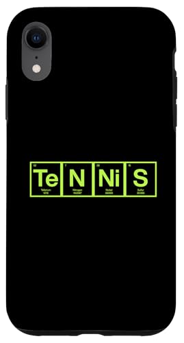 Tennis Chemie Nerd Love Tennis Periodensystem Hülle für iPhone XR von Classic Style Tennis Enthusiast Merch Collection