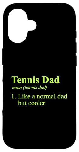 Tennis Dad Wie ein normaler Vater, aber cooler Hülle für iPhone 16 von Classic Style Tennis Enthusiast Merch Collection