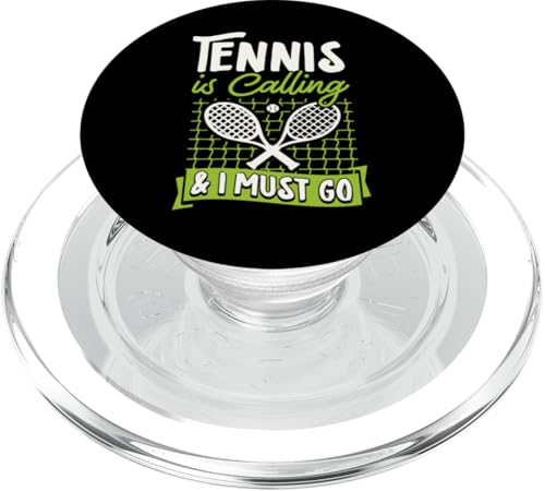 Tennis ruft und ich muss gehen PopSockets PopGrip für MagSafe von Classic Style Tennis Enthusiast Merch Collection