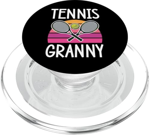 Tennis Oma Ästhetische Retro 80er Jahre Stil Tennis Grafik PopSockets PopGrip für MagSafe von Classic Tennis Player Merch With Retro Aesthetic