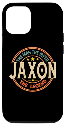 Hülle für iPhone 13 Pro JAXON The Man The Myth The Legend Vintage Personalisiert von Classic Vintage Apparel for Men.