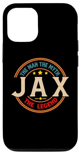 Hülle für iPhone 15 JAX The Man The Myth The Legend Vintage Personalisiert von Classic Vintage Apparel for Men.