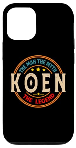 Hülle für iPhone 15 KOEN The Man The Myth The Legend Vintage Personalisiert von Classic Vintage Apparel for Men.