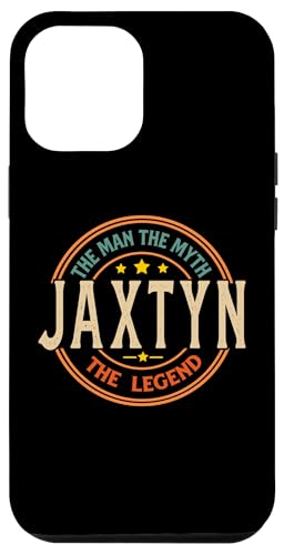 Hülle für iPhone 15 Plus JAXTYN The Man The Myth The Legend Vintage Personalisiert von Classic Vintage Apparel for Men.