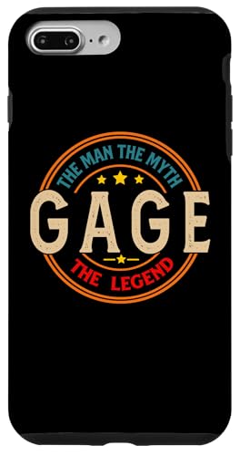 Hülle für iPhone 7 Plus/8 Plus GAGE The Man The Myth The Legend Vintage Personalisiert von Classic Vintage Apparel for Men.