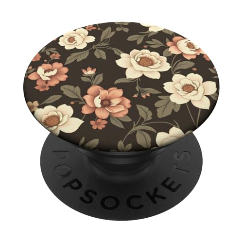 Rustikales Blumendesign, elegante Vintage-Blüten PopSockets Klebender PopGrip von Classic Vintage Floral Aesthetic Designs