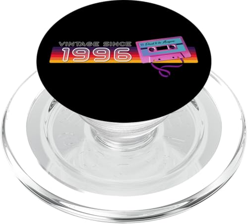 Classic & Vintage 1996 Funny Nostalgic Music Birthday PopSockets PopGrip für MagSafe von Classic & Vintage Outfit for Milestone Celebration