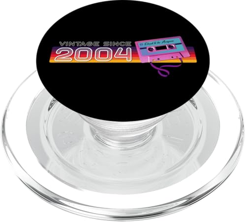 Vintage Music Birthday - Retro & Vintage since 2004 PopSockets PopGrip für MagSafe von Classic & Vintage Outfit for Milestone Celebration