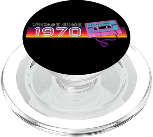 Vintage Nostalgic 55th Bday - Classic & Vintage since 1970 PopSockets PopGrip für MagSafe von Classic & Vintage Outfit for Milestone Celebration