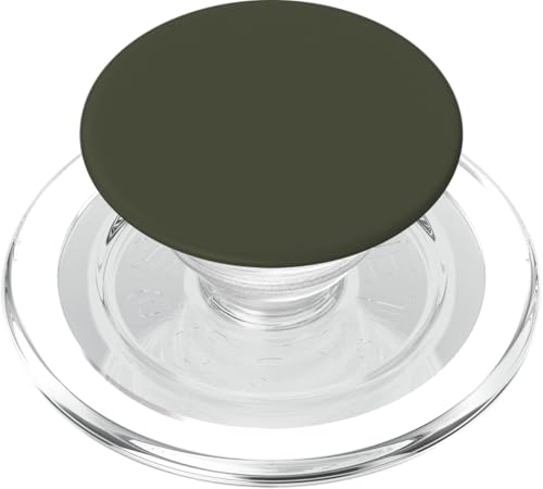 Dark Green Olive PopSockets PopGrip für MagSafe von Classic