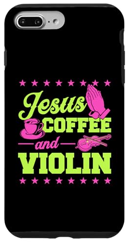 Hülle für iPhone 7 Plus/8 Plus Jesus Kaffee und Violine Christian Violinist von Classical Violin Essentials for Clever Violinists