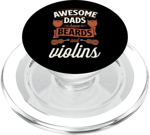 Tolle Väter haben Bärte und Bären PopSockets PopGrip für MagSafe von Classical Violin Essentials for Clever Violinists