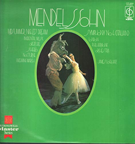 Symphony No. 4 In A Major, Op 90 ('Italian') / A Midsummer Night's Dream - Incidental Music [Vinyl LP] von Classics For Pleasure