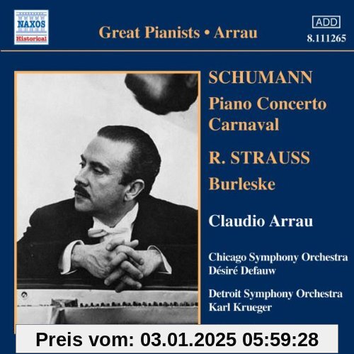 Klavierkonzert/Carnaval/Burles von Claudio Arrau