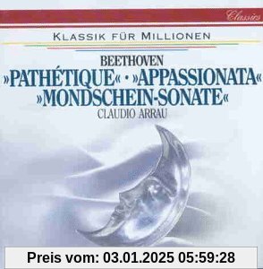 Klaviersonaten 8,14,23 von Claudio Arrau