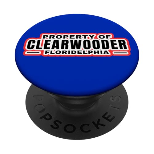 Clearwooder Lustiger Philadelphia-Slang Clearwater FL Philly PopSockets Klebender PopGrip von Clearwooder Florida at VintagePhilly Designs